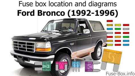 power distribution box diagram 95 bronco|1996 ford bronco horn diagram.